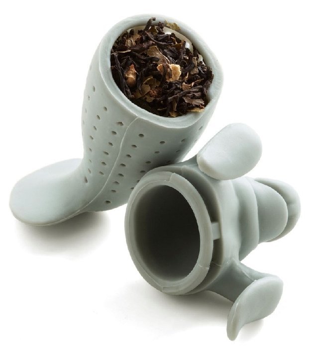 Silicone Manatee Diffuser Infuser Loose Tea Leaf Strainer Herbal Spice Filter N3
