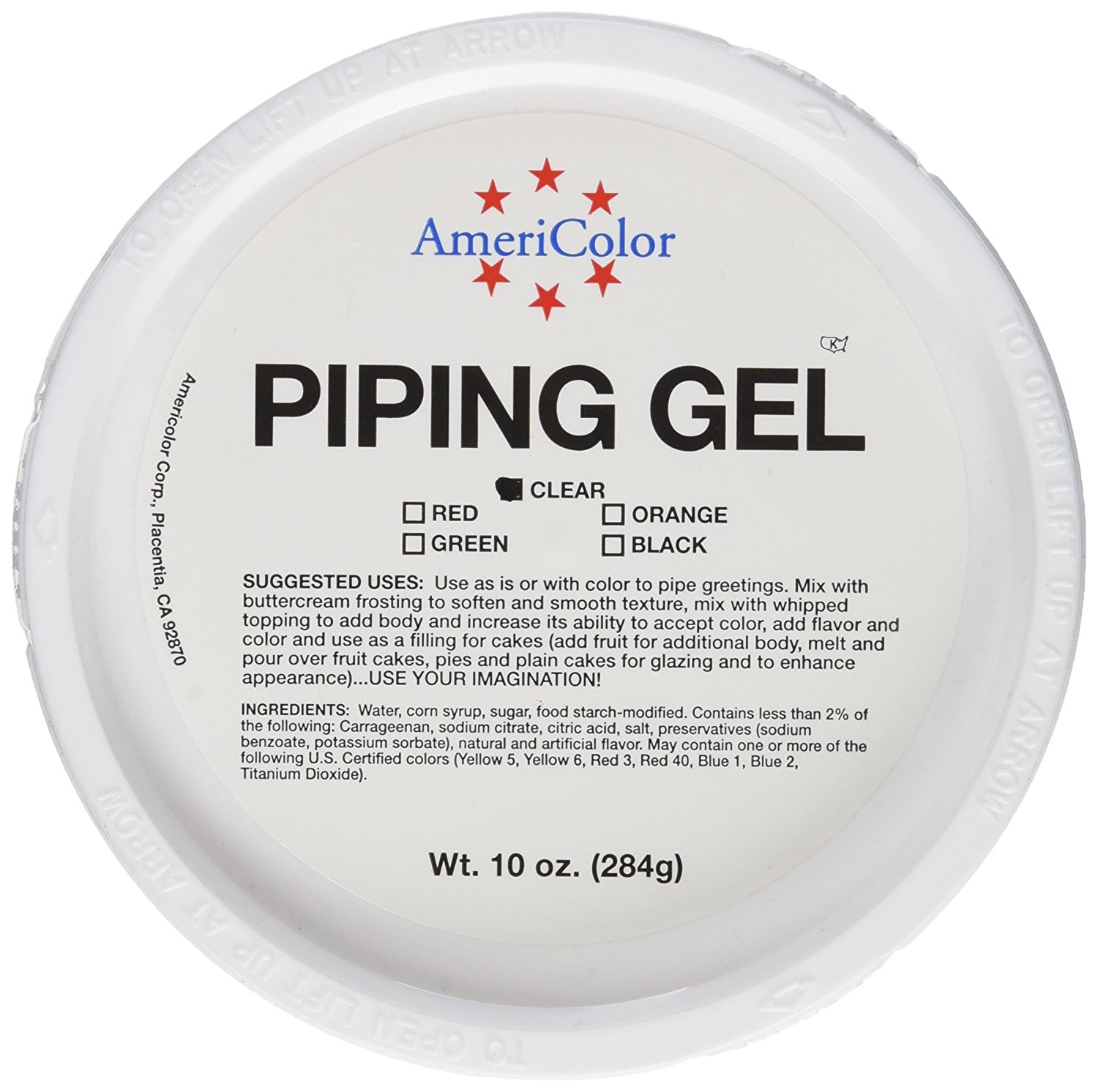 Americolor Premium Piping Gel, Clear, 10 ounce N2 free image download