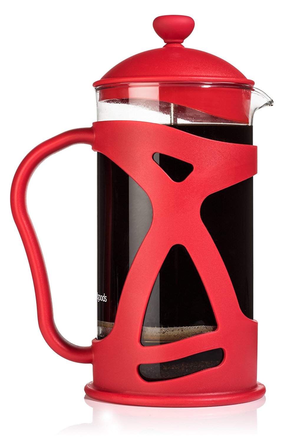 French Press Coffee Maker 8 Cup By Sunlit Brews Coffee And Tea Red N3 Free Image Download