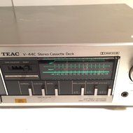 TEAC Cassette Deck Model V-44C Vintage Silver Face