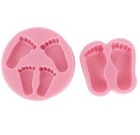 Assorted sizes BABY FEET 2 pcs Set Molds, non stick sugarcraft Sugar paste, Chocolate, Fondant, Butter, Resin,...