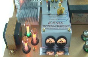 The Time Traveler's Amp Industrial Model Bluetooth Vacuum Tube Hybrid Stereo Amplifier N2