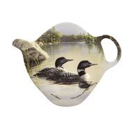 Ashdene Loons on the Lake Tea Bag Holder 3 Inches 2.9 by 3-3/4-Inch Melamine