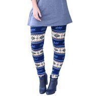 PHOTNO Women Lady Casual Skinny Christmas Print Stretchy Pants Slim Leggings N11
