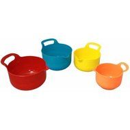 Gourmet Home Products 4-Piece Batter Bowl Set with Non-Skid Bottom (Lime) N5