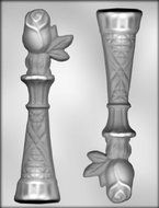 CK Products 8-5/8-Inch Rose with Vase Chocolate Mold