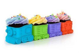 Cupcake Express Train Baking Cups - It's a Four-car Locommmmmotive