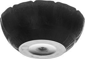 Carlisle 691703 Petal Mist Polycarbonate Bowl, 9.8 qt. Capacity, 15 x 5.18", Black (Case of 4) N5