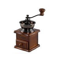 Antrader Hand Coffee Bean Mill Family Wooden Flour Mill Hand Grinding N2