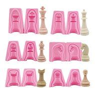 HT BAKEWARE | Chess Pieces Set Silicone Mold (12 Pieces) N6