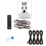 Acoustic Audio AAT1000 Tower 5.1 Speaker System with USB Bluetooth and 4 Extension Cables