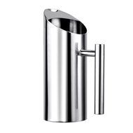 Stainless Steel Water Pitcher with Ice Guard, Straight Pot Frozen/Unboiled Water/Juice/Beer/Coffee Bottles Water... N8