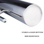 Stainless Steel Water Pitcher with Ice Guard, Straight Pot Frozen/Unboiled Water/Juice/Beer/Coffee Bottles Water... N9