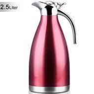 Satin Finish Stainless Steel Thermal Coffee Pot, Vacuum Insulated Carafe Flask Tea Kettle, 1.5 Liter N48