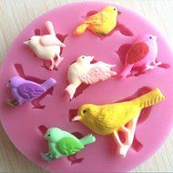 Karen Baking Bird Shape 3D Silicone Cake Mold For Cake Fondant Decorating N5