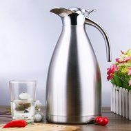Satin Finish Stainless Steel Thermal Coffee Pot, Vacuum Insulated Carafe Flask Tea Kettle, 1.5 Liter N52