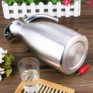 Satin Finish Stainless Steel Thermal Coffee Pot, Vacuum Insulated Carafe Flask Tea Kettle, 1.5 Liter N53
