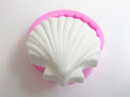 Wocuz W0339 Seashell Shape Soap Making Mold Silicone Candy Fondant Chocolate Accessory Mould