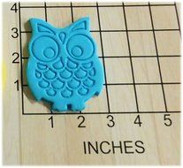Wise Owl Bird Shape Cookie Cutter and Stamp #1009