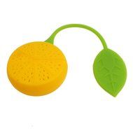 RuiChy Stainless Steel Tea Infuser Strainer with Silicone Leaf Lid N4