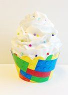 Building Blocks Cupcake Wrappers 24ct N3