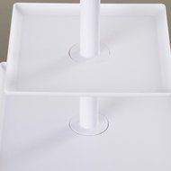 Symple Stuff 3 Tiered Stand, White N5