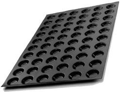Flexipan, Mini Tartlet 0.44 Oz, 42mm Dia x 10mm Deep (1-5/8" Dia x 3/8" Deep), 60 Cavities