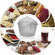 MAXGOODS Fine Stainless Steel Infuser Strainer Mesh Tea Filter Spoon Locking Spice Ball Herbal N4