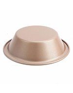 MyLifeUNIT Nonstick Mini Pie Pan, 6 inch Bun Mold Pan, Gold N2