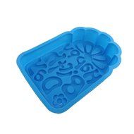 Happy Birthday Alphabet Design Silicone Mousse Cake Mould Cake Mold Silicone Flexible For Mousse Cake Breads Cornbread... N6