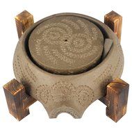 Chinese Yixing Zisha Handcraft Kungfu Tea Pet Decor Every Dog Has His Day Little Stone Disc Home Decor