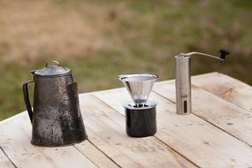 JavaPresse Pour Over Coffee Maker with Stand | Clever Hand Drip Brewer with Reusable Filter Dripper N5