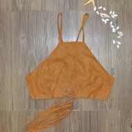 Bra Top ，Beautyvan Comfortable Women Tank Tops Bustier Bra Vest Crop Top Shirt Blouse Cami (L, Brown) N7