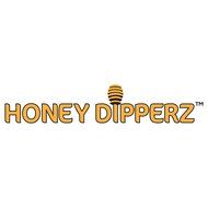 Honey Dipperz 50 PACK - 6&quot; long (16cm) Wooden Honey Dipper Drizzler Stirring Stick, Spoon Rod Muddler Dispense... N6