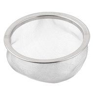 Stainless Steel Mesh Hole Design Tea Strainer 80mm Dia Silver Tone N2