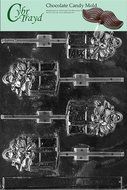 Cybrtrayd C030 Christmas Present Lolly Life of the Party Chocolate Candy Mold with Exclusive Cybrtrayd Copyrighted...