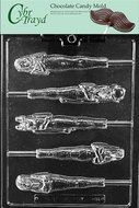 Cybrtrayd I026 Egyptian Lollys Chocolate Candy Mold with Exclusive Cybrtrayd Copyrighted Chocolate Molding Instructions