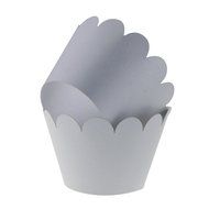 UNIQLED Filigree Crown Bake Cake Paper Cups Little Vine Cupcake Wrappers Baking Cup Liner Muffin Holder Case for... N4