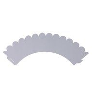 UNIQLED Filigree Crown Bake Cake Paper Cups Little Vine Cupcake Wrappers Baking Cup Liner Muffin Holder Case for... N5