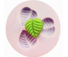 Guluote 1.3cm Leaf Fondant Mold Silicone Candy chocolate Mini Mold Craft Molds DIY Cake Decorating