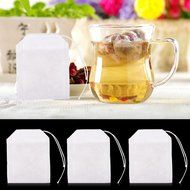 Tea Bag Holder Heat Seal Empty String Non-woven Teabags Filter Paper Herb Loose Tea Bag #100pcs #300pcs #500pcs... N5