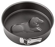 Zenker 7418 &quot;Special Creative&quot; Hare + Lamb Springform-Set, Black, 10.24 x 2.56&quot; N4