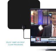 TV Antenna, Vansky Amplified HDTV Antenna 50 Mile Range with Detachable Amplifier Signal Booster for UHF VHF,... N8