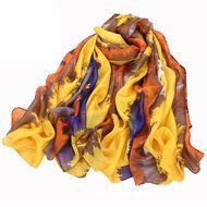 Banggood New 1x Fashionable Soft Chiffon Printed Floral Scarf