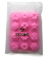 Zicome Set of 2 Flowers Silicone Non Stick Cake Bread Mold Chocolate Jelly Candy Baking Mould N4