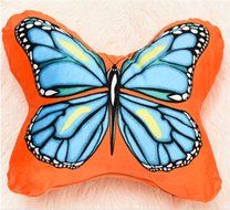 Pillow ,Beautyvan Butterfly Pillow Seat Sofa Cushion Comfort Cloth Cotton Soft Bed Cushion (Coffee) N8