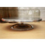 Hanason Cake Decorating Stainless Turntable and Cake Stand N4