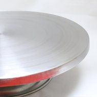Hanason Cake Decorating Stainless Turntable and Cake Stand N5