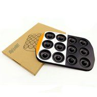 MyLifeUNIT Non Stick Mini Donut Pan, 12 Cavity N6
