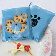 Yunko 300pcs Lovely Animals Puppy Cat &amp; Bear Paw Self-adhesive Candy Cookie Bags for Wedding Birthday Party Gift... N2